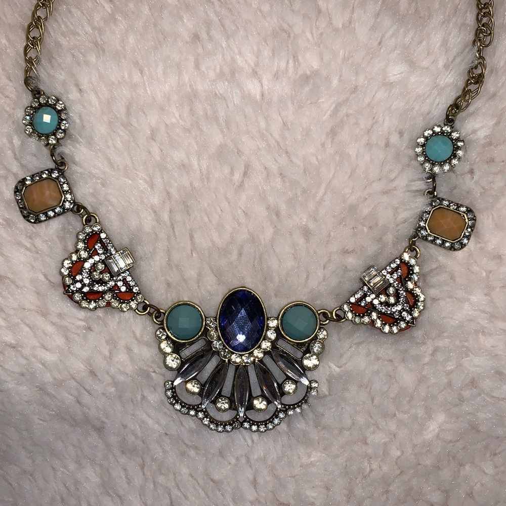 Multicolor Statement Necklace - Picture 4 of 5